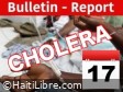 Haïti - Choléra : Bulletin quotidien #115