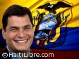 Haiti - Reconstruction : Official visit of the President of Ecuador, Rafael Correa