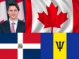 Haïti - Canada : Le P.M. Trudeau s’est entretenu sur Haïti avec la P.M. de la Barbade et le Président de la Rep. Dominicaine