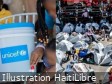 Haiti - Humanitarian : UNICEF provides drinking water to all sites of displaced families