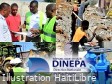 Haiti - Grand-Nord : The Director General of DINEPA on a construction site assessment tour