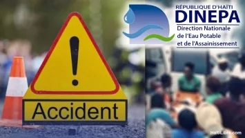 Haïti - Delmas : Grave accident de la circulation, 13 employés de la DINEPA hospitalisés