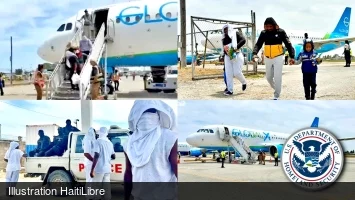 Haiti - USA : 2nd deportation flight of Haitians in one week
