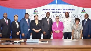 Haiti - Elections : Working visit by the Minister of Foreign Affairs to the CEP