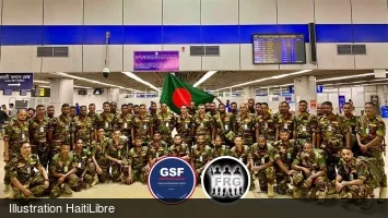 Haiti - FLASH : The vanguard of the Bangladesh army on its way to Haiti