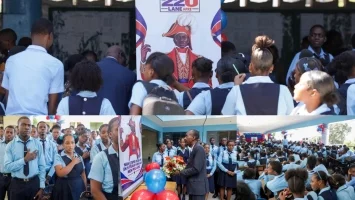 Haiti - 220th : Students commemorate the assassination of Dessalines