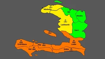 Haiti - FLASH : 5 departments under Orange Alert