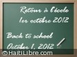Haïti - Éducation : Rentrée des classes, demain lundi (discours)