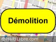 Haïti - Reconstruction : Début de la démolition pour la construction de la future Cité Administrative