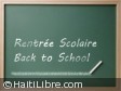 Haïti - Éducation : Report de la rentrée des classes